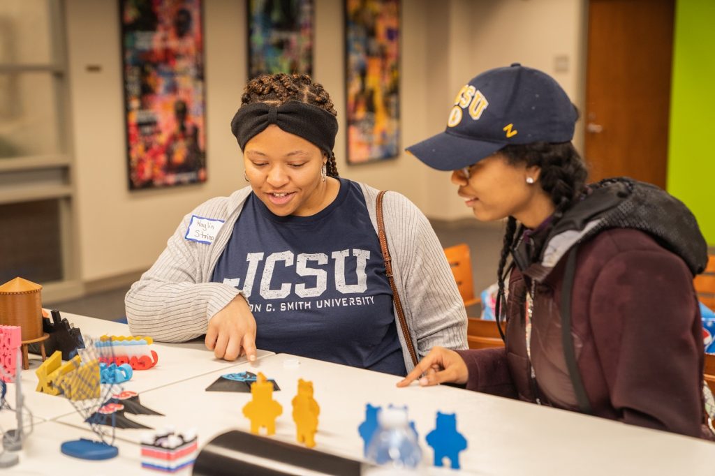 JCSU Students at the 2nd Annual Mini Makerspace Conference
